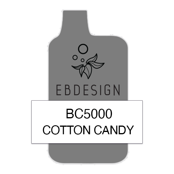 Cotton Candy Vape Juice Elf Bar 5000 disposable device