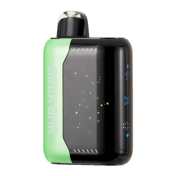 sour apple bpop geek bar Pulse X 25K animated device view