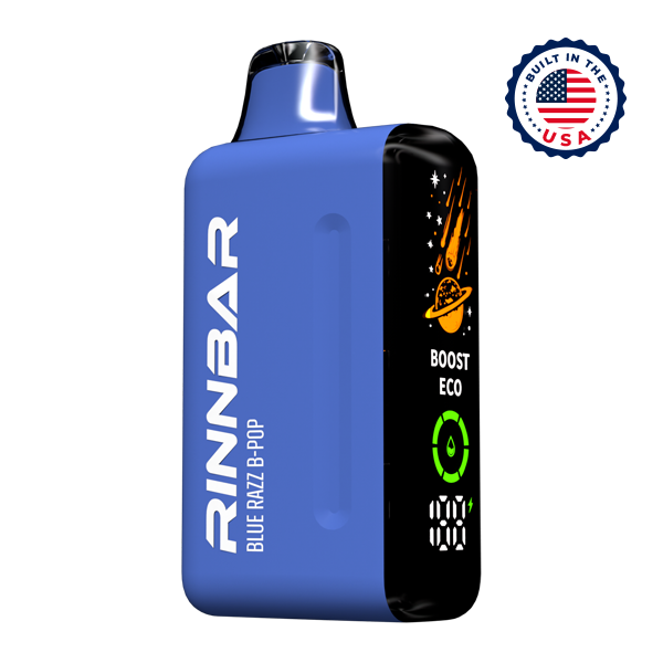 Blue Razz B-Pop RINNBAR 50000 - premium raz flavours disposable