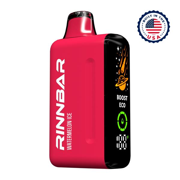 how many pack of cigarettes in a vape Watermelon Ice RINNBAR 50K